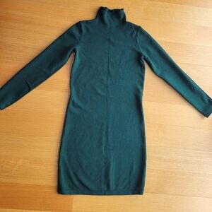 French Connection Teal Long Sleeve Dress
